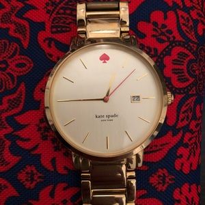 Kate Spade Gramercy Grand Gold Watch